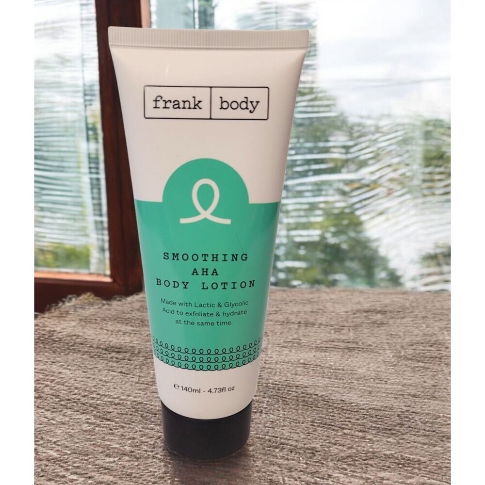 Frank Body Smoothing AHA Body Lotion - NEW - Exfoliate Hydrate Full SZ 4.73oz
